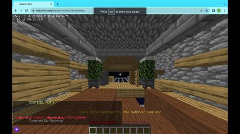 You can join real Minecraft 1. . Asspixel webclient